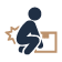 Icon representing repetitive trauma injury in workers, commonly associated with workers' compensation claims, symbolizing the need for a workers' compensation lawyer.