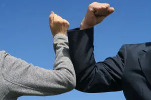 elbow-bump